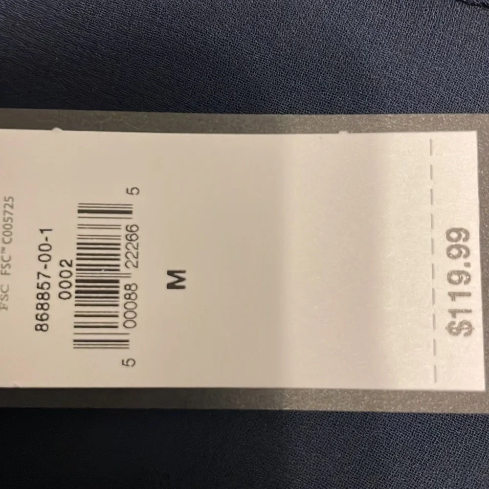 Banana Republic flowy dress, Maxi length, navy, empire waist SZ MD - Picture 9 of 9